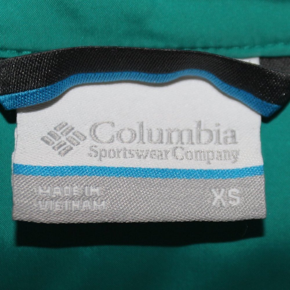 Columbia Sportswear Company X-Small Lightweight Green Down Jacket - Picture 11 of 14